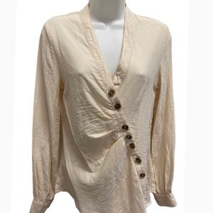 ASTR Light Apricot Color Blouse